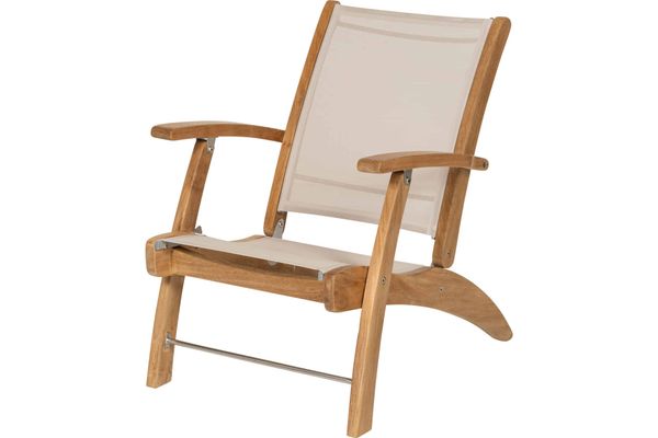 Hovedbilde Somerville Latte (Sammenleggbar hagestol) - Teak Batyline 