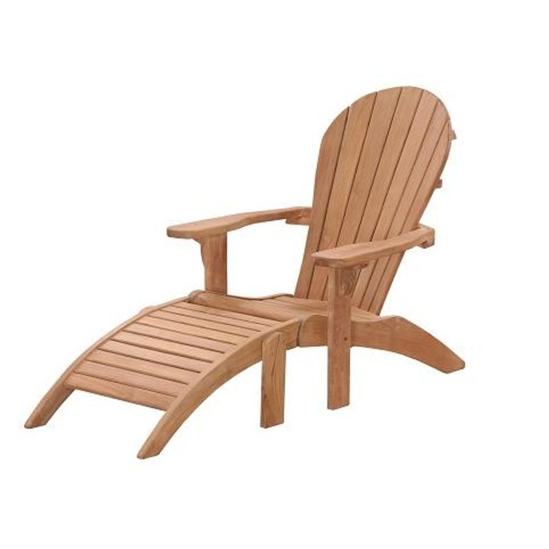 Newport Adirondack fotskammel - Teak