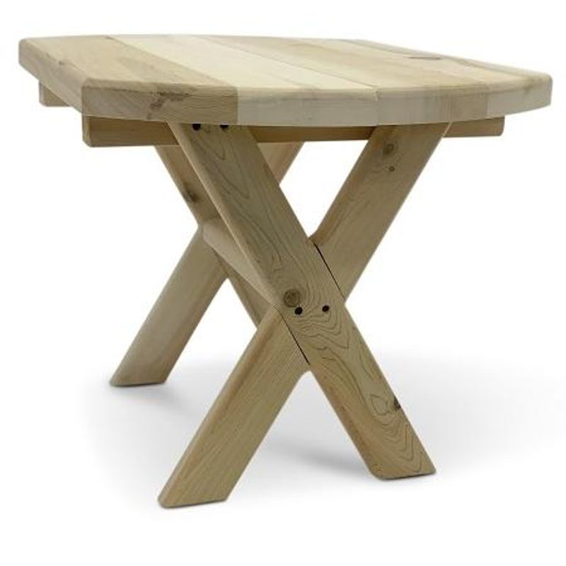 Huntsville Adirondack sidebord - Hvit Sedertre